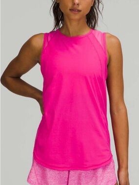 lululemon athletica Women's Bright Pink Performance Tank
